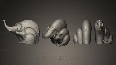 Animal figurines (STKJ_0256) 3D model for CNC machine